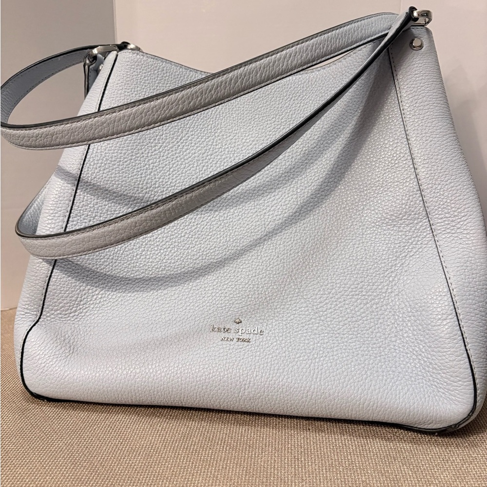 Kate Spade Elegant Powder Blue Shoulder Bag